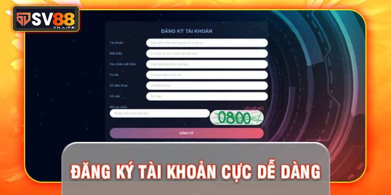 Cập nhật hướng dẫn đăng ký Sv88 mới nhất